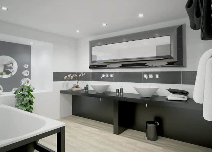 modélisation-3D Salle de bain moderne à Mandelieu et Cannes