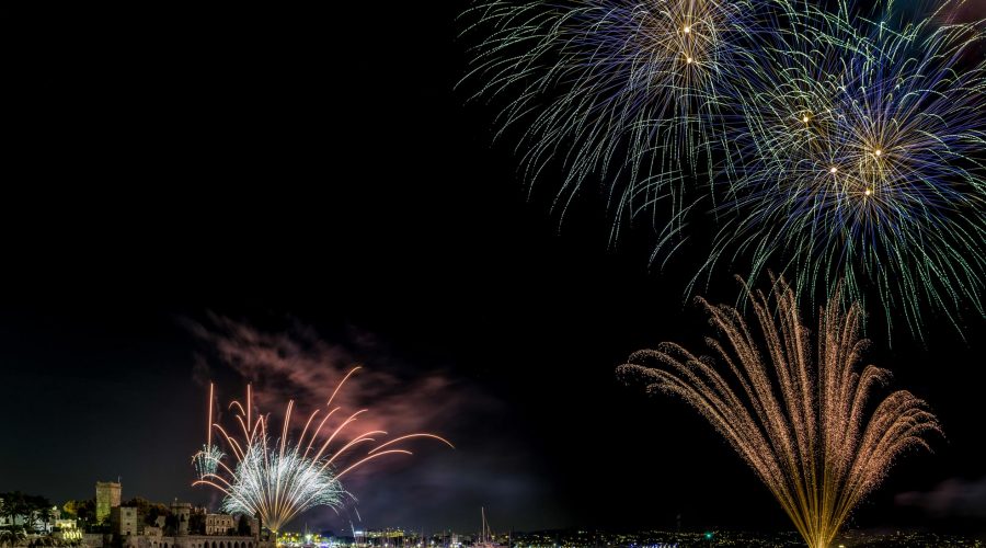 Photographe Rodolphe Serres feu d'artifice Mandelieu