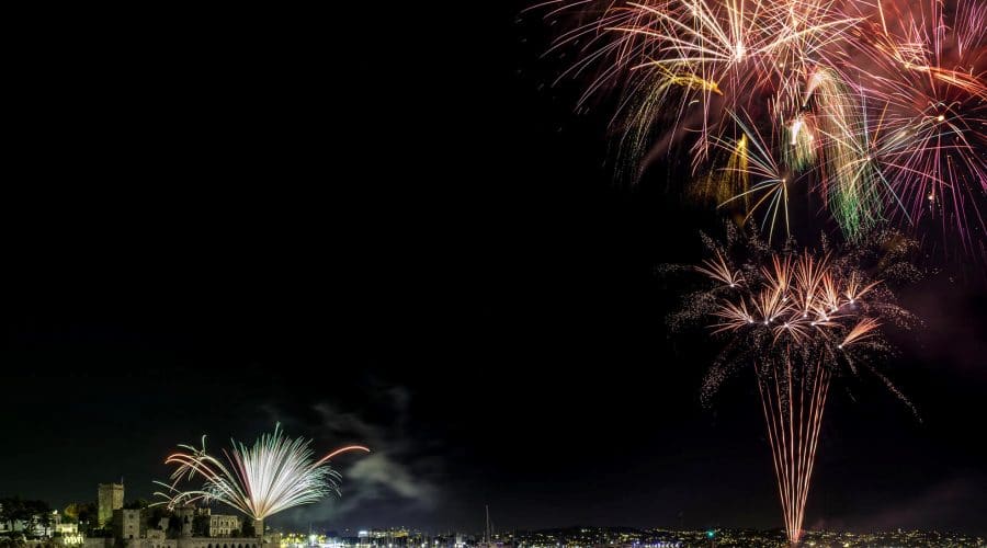 Photographe Rodolphe Serres feu d'artifice Mandelieu